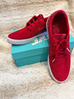 Nike red paisley SB Chron 2 Slip Shoe Box